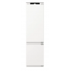 Встраиваемый двухкамерный холодильник Gorenje - белый, с металлической дверцей, открывание влево/вправо, класс SN/N/ST/T