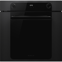 Встраиваемый духовой шкаф SMEG/ Встраиваемый духовой шкаф SMEG, 60 см, Musa, 60-250 градусов, LED-дисплей DigiScreen, галогенная подсветка, паровая очистка, 8 режимов, поворотные переключатели/сенсорные кнопки, полезный объем 70 л, энергоэффективность А, 