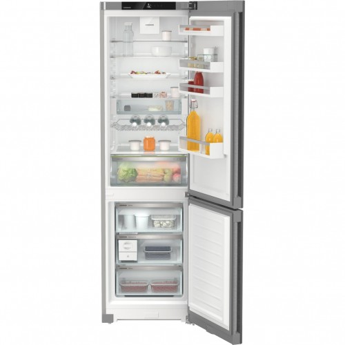 Холодильник LIEBHERR с NoFrost, EasyFresh, 3 контейнерами, класс A++, в. 201,5 см, ш. 60 см, двери из нержавеющей стали