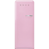 Холодильник SMEG 1530x601x728 мм, стиль 50-х, однокамерный с морозильной камерой, 270 л, розовый