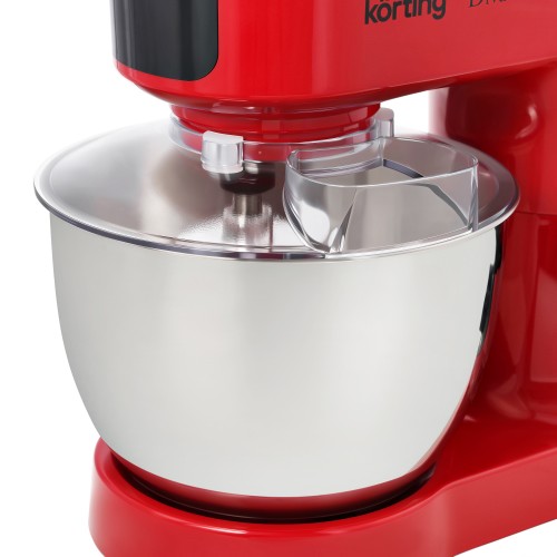 Кухонная машина Korting KKM 0103 Diva - 1500 Вт, 6.3 л, 6 скоростей, красная