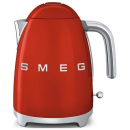 Электрочайник Smeg KLF03RDEU, 1.7 л, 2400 Вт, нержавеющая сталь, красный