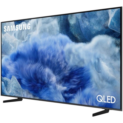 Телевизор ЖК 55'' Samsung/ 55", QLED, Dual LED, Ultra HD, Tizen Smart TV, Wi-Fi, Voice, DVB-T2/C/S2, Bluetooth, CI+(1.4),2.0ch 20W, OTS Lite, 3HDMI, 2USB, BLACK 2025