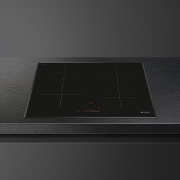 Встраиваемая индукционная панель SMEG si4642b, 60 см, скошенный край