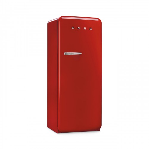 Холодильник SMEG 50-х годов, однокамерный, 270 л, красный с инверторным компрессором и морозильной камерой