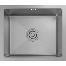 GRANFEST METAL 4538 inox 1 чаша 400x330x205 универсальный монтаж