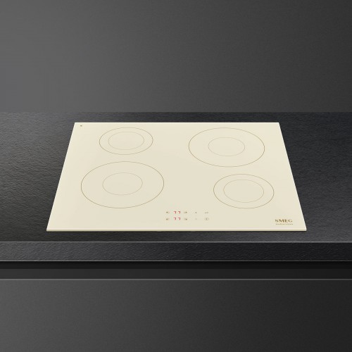 Встраиваемая индукционная варочная панель SMEG SI2641DP, 60 см, кремовая - Купить в интернет-магазине