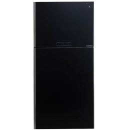 Холодильник Sharp sjxg60pmbk, 600 л, инверторный компрессор, No Frost, ионизация, быстрое охлаждение, LED, льдогенератор