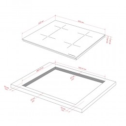 Варочная поверхность Kuppersberg/ KITCHEN RETAIL / Варочная поверхность Kuppersberg, индукция, High-Tech, 9 уровней мощности, inverter, таймер, пауза, Booster, автоматическое отключение, Flexi-zone, слайдерное управление, поддержание тепла, цвет черный