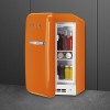 Холодильник SMEG 50-х годов, однокамерный, оранжевый, 34 л, ВхШхГ 725х404х569 мм, энергоэффективность С