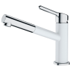 Смеситель Franke 115.0623.139 Best с выдвижным шлангом ORBIT PULL-OUT - Хром/Белый
