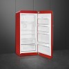 Холодильник SMEG 50-х годов, однокамерный, 270 л, красный с инверторным компрессором и морозильной камерой