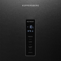 Морозильная камера Kuppersberg NFS 189 DX, 304 л, No Frost, электронное управление, 185x60x65 см, A+