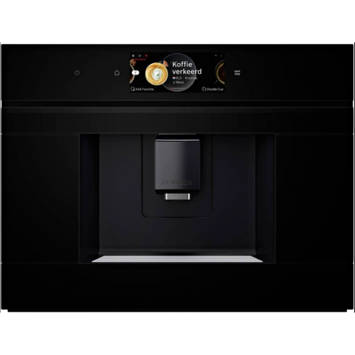 Встраиваемая кофемашина с ф-ей Home Connect, чёрный, 20 бар, 1500 Вт, дисплей, 9 рецептов,One Touch