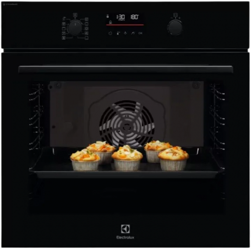 Встраиваемая электрическая духовка ELECTROLUX с конвекцией и приготовлением на пару, 72 л, 9 режимов, каталитическая очистка