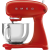 Планетарный миксер SMEG, стиль 50-х г.г., мощность 1000 Вт, объем чаши 4.8 л, 10 скоростей, цвет красный