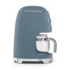 Капельная кофеварка SMEG 50-х годов, 10 чашек, 1.4 л, синий шторм - идеальный выбор для истинных ценителей кофе