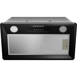 Встраиваемая вытяжка Kuppersberg INLINEA 60 B, черная, 990 м³/ч, отвод/рециркуляция