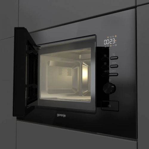 Встраиваемая микроволновая печь Gorenje 20 л с грилем и 8 автопрограммами - идеальное решение для кухни