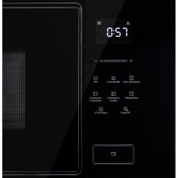 Встраиваемая микроволновая печь KORTING KMI 928 GN, 28 л, сенсорное управление, гриль, 21 авторежим, черное стекло