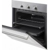 Встраиваемый газовый духовой шкаф Korting Crystal 59.7x59.6x56.5 см с газовым грилем, газ-контролем и электроподжигом из нержавеющей стали