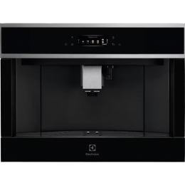 Кофемашина Electrolux EBC85X, автоматическая, сенсорное управление, нержавеющая сталь/черный