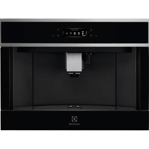 Встраиваемая кофемашина ELECTROLUX с сенсорным управлением - Автоматическая, нержавеющая сталь и черный цвет