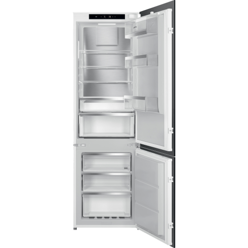 Встраиваемый холодильник Smeg 1772x546x549 мм, 248 л, No Frost, инверторный компрессор, LCD-дисплей, электронный контроль температуры