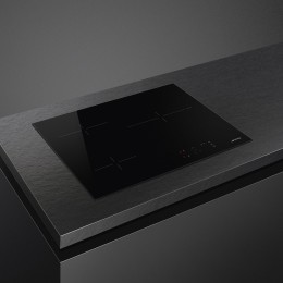 Встраиваемая стеклокерамическая панель SMEG se263td1, 60 см, 3 зоны Hi-Light, управление Touch Control