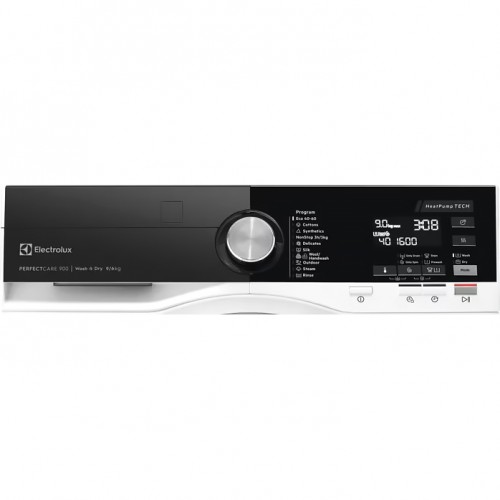 Стиральная машина ELECTROLUX PC900 с функцией сушки - 9кг стирки, 6кг сушки, 1400 об/мин, инверторный двигатель, тепловой насос Heat Pump