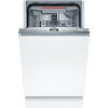 Встраиваемая посудомоечная машина Bosch, узкая, 10 комплектов, 6 программ,электронное управление, дисплей, Aquastop, теплообменник , Home Connect, InfoLight