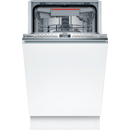 Встраиваемая посудомоечная машина Bosch, узкая, 10 комплектов, 6 программ,электронное управление, дисплей, Aquastop, теплообменник , Home Connect, InfoLight