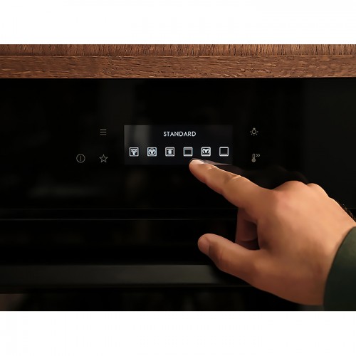 Встраиваемая микроволновая печь ELECTROLUX 42 л, 1000 Вт, гриль 1200 Вт, нержавеющая сталь, размеры 455x595x567 мм, Польша