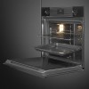 Встраиваемый духовой шкаф SMEG 60 см, Linea, 70 л, 6 режимов, LED-дисплей, ECO-функция, галогенная подсветка