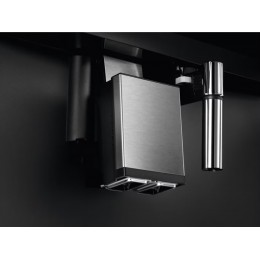 Кофемашина Electrolux EBC85X, автоматическая, сенсорное управление, нержавеющая сталь/черный