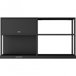 Вытяжка Maris FMA MODULAR F60 335.0706.646, черный матовый, 600 мм, 1050 м³/ч, сенсорное управление.
