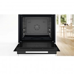 HJG852YT0T, духовой шкаф BOSCH Serie 6, 60 см, 76 л, черный матовый, сенсорное управление, 8 режимов + AutoPilot 30, LCD-дисплей, самоочистка EcoClean.