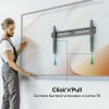 Кронштейн ONKRON для телевизоров 43-85 дюймов, макс. 400x600 мм, наклон 12º, вес до 68,2 кг, с уровнем