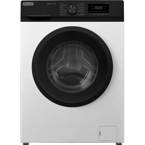 Стиральная машина Delonghi 10 кг, инвертор, белая - надежность и эффективность для вашего дома