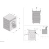 Стиральная машина ASKO 745662 - 9 кг, 1400 об/мин, Wi-Fi, энергоэффективность А, 14 программ стирки, белая