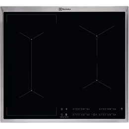 Индукционная панель Electrolux EIV6340X, 59x52x4,4 см, черный, сенсорное управление, нержавеющая сталь