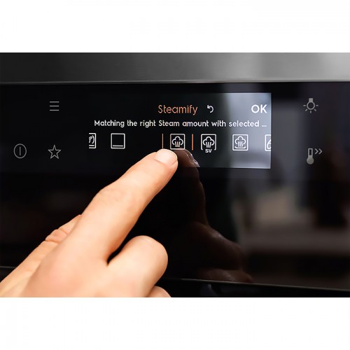 Встраиваемая микроволновая печь ELECTROLUX 42 л, 1000 Вт, гриль 1200 Вт, нержавеющая сталь, размеры 455x595x567 мм, Польша