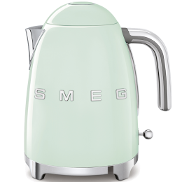Электрочайник Smeg KLF03PGEU, 1.7 л, 2400 Вт, нержавеющая сталь, зеленый, стиль 50-х