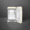 Холодильник SMEG 50-х годов, однокамерный, кремовый, 34 л, ВхШхГ 725х404х500 мм
