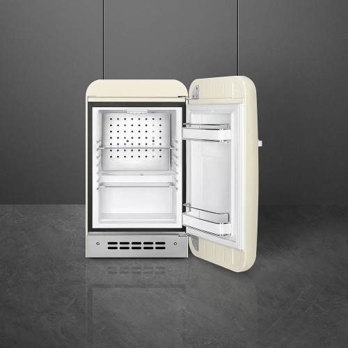 Холодильник SMEG 50-х годов, однокамерный, кремовый, 34 л, ВхШхГ 725х404х500 мм