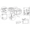 Встраиваемая микроволновая печь ELECTROLUX 42 л, 1000 Вт, гриль 1200 Вт, нержавеющая сталь, размеры 455x595x567 мм, Польша