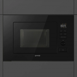 Встраиваемая микроволновая печь Gorenje BM201M2TBG, 20 л, 8 автопрограмм, гриль, электронное управление