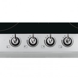 Индукционная панель Smeg SI964XM, 60 см, 4 конфорки, стеклокерамика, нержавеющая сталь.