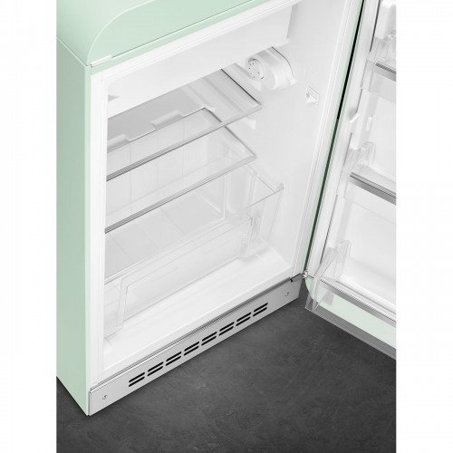 Холодильник SMEG 970х545х659 мм, однокамерный с морозильной камерой, стиль 50-х, пастельный зеленый, объем 122 л