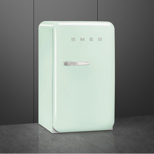Холодильник SMEG 970х545х659 мм, однокамерный с морозильной камерой, стиль 50-х, пастельный зеленый, объем 122 л
